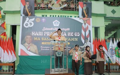 Peringati Hari Pramuka, MA Salafiyah Kajen Tekankan Penguatan Karakter dan Kemandirian Siswa