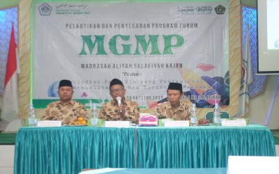 Pelantikan dan Penyegaran Program Forum MGMP MA Salafiyah Kajen Pati