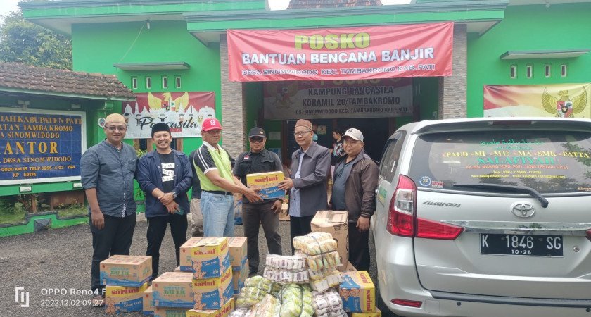 MA Salafiyah Salurkan Bantuan untuk Korban Banjir di Pati Selatan
