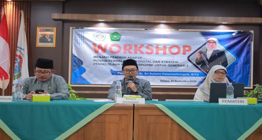 Workshop Pendidik Adaptif, Guru MA Salafiyah Kajen Didorong Hadirkan Pembelajaran Kreatif untuk Generasi Z dan Alpha