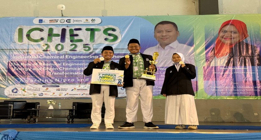 Tim Riset MA Salafiyah Kajen Pati Raih Juara 3 Kompetisi NIPRO ITS dengan Produk Inovatif Greencoat